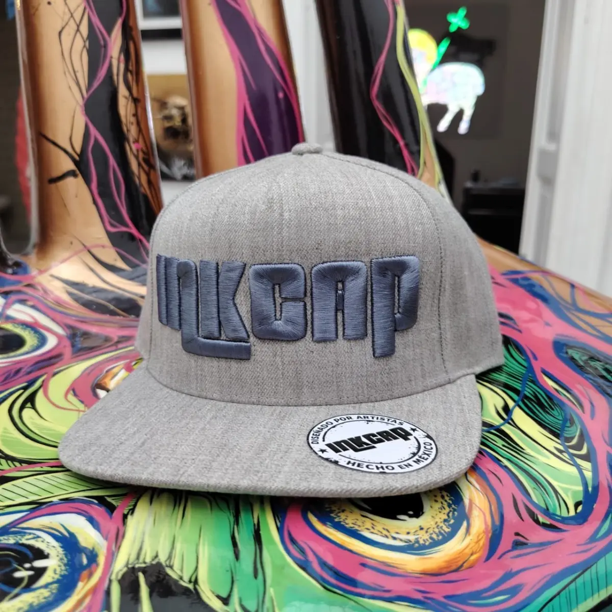 Gorra INKCAP jaspe/gris