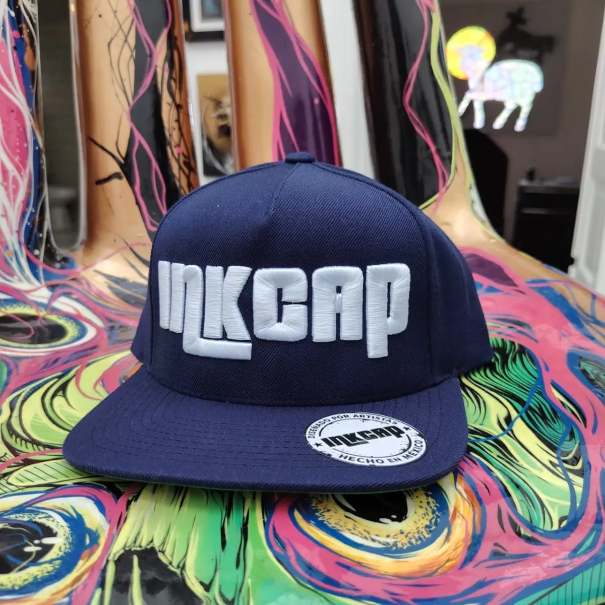 Gorra INKCAP azul marino/blanco